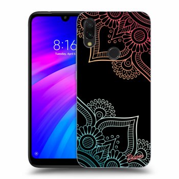 Szilikon tok erre a típusra Xiaomi Redmi 7 - Flowers pattern