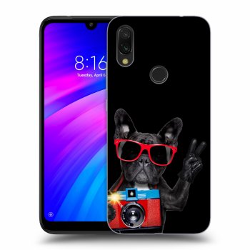 Szilikon tok erre a típusra Xiaomi Redmi 7 - French Bulldog