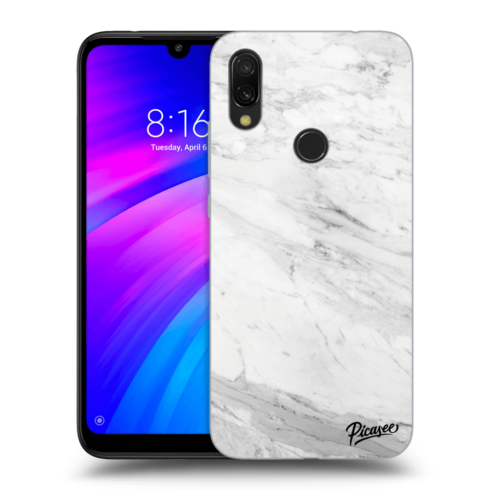 Picasee ULTIMATE CASE Xiaomi Redmi 7 - készülékre - White marble