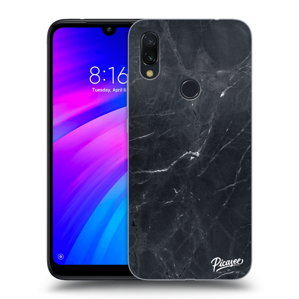 Picasee ULTIMATE CASE Xiaomi Redmi 7 - készülékre - Black marble