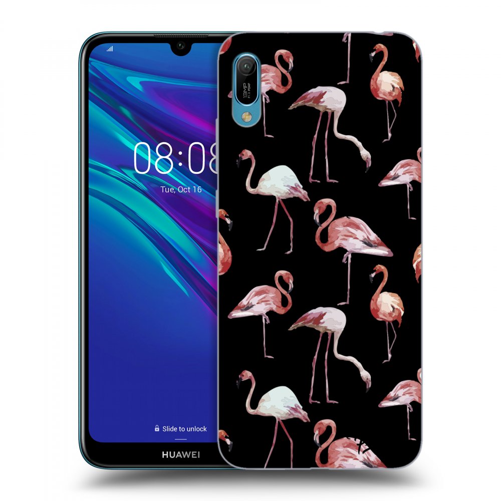 Picasee ULTIMATE CASE Huawei Y6 2019 - készülékre - Flamingos