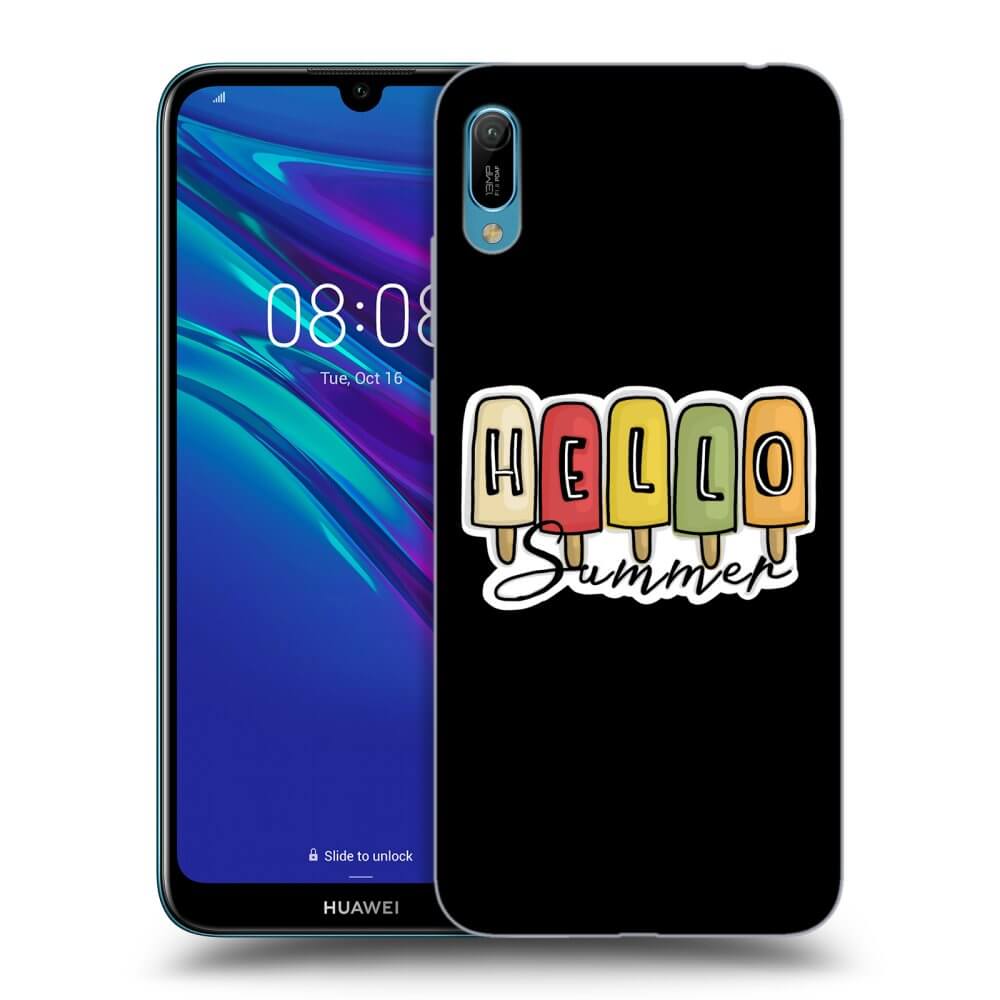 Picasee fekete szilikon tok az alábbi mobiltelefonokra Huawei Y6 2019 - Ice Cream