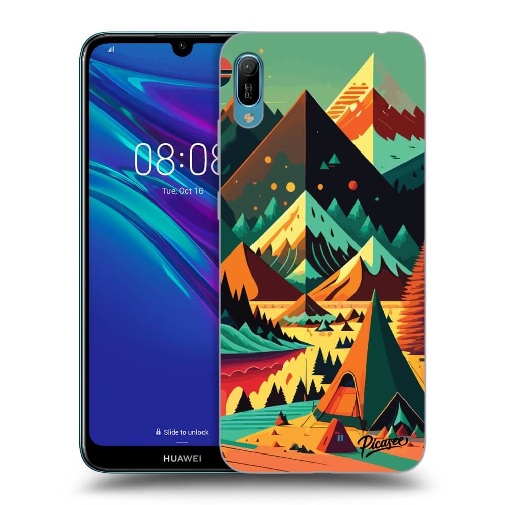 Picasee fekete szilikon tok az alábbi mobiltelefonokra Huawei Y6 2019 - Colorado