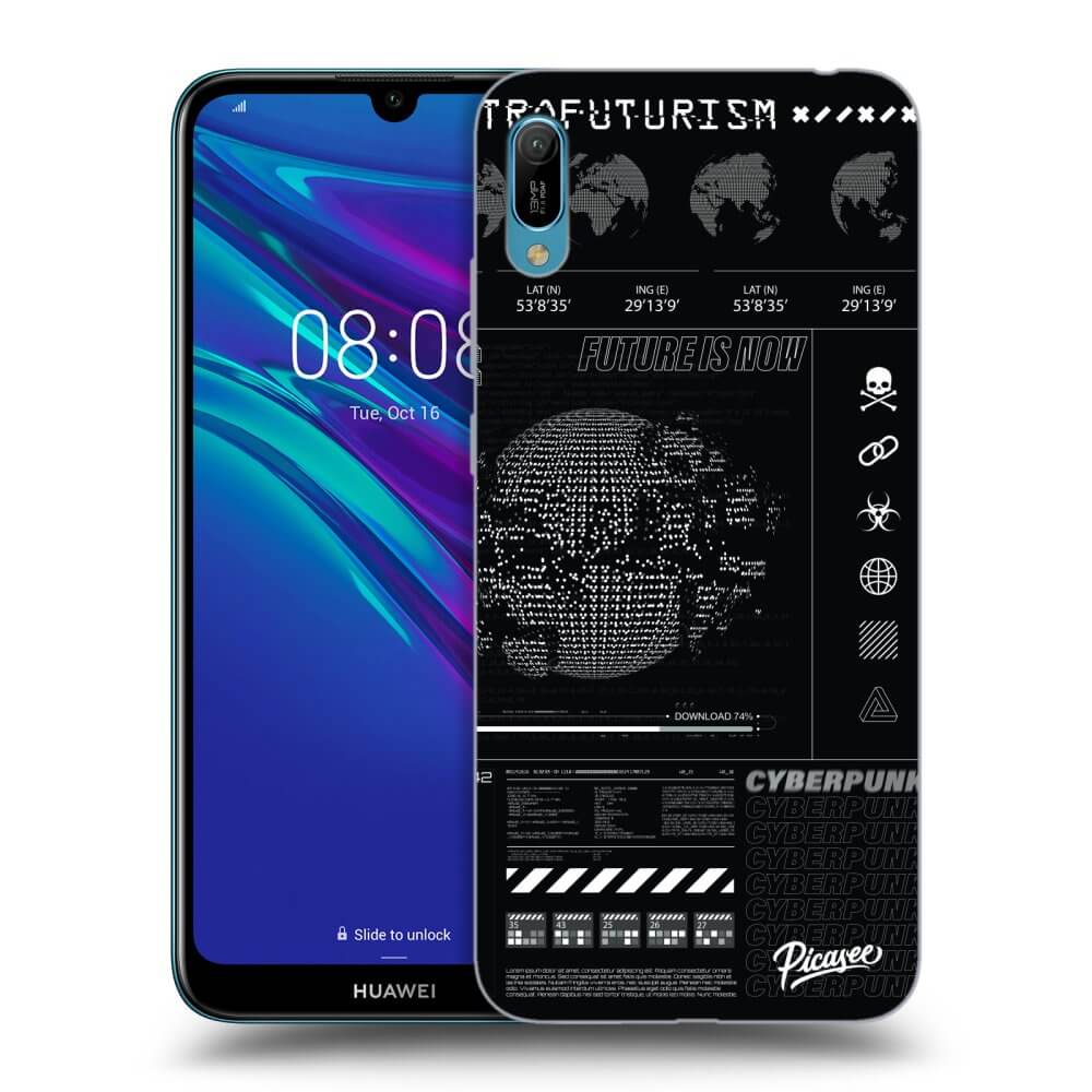 Picasee fekete szilikon tok az alábbi mobiltelefonokra Huawei Y6 2019 - FUTURE