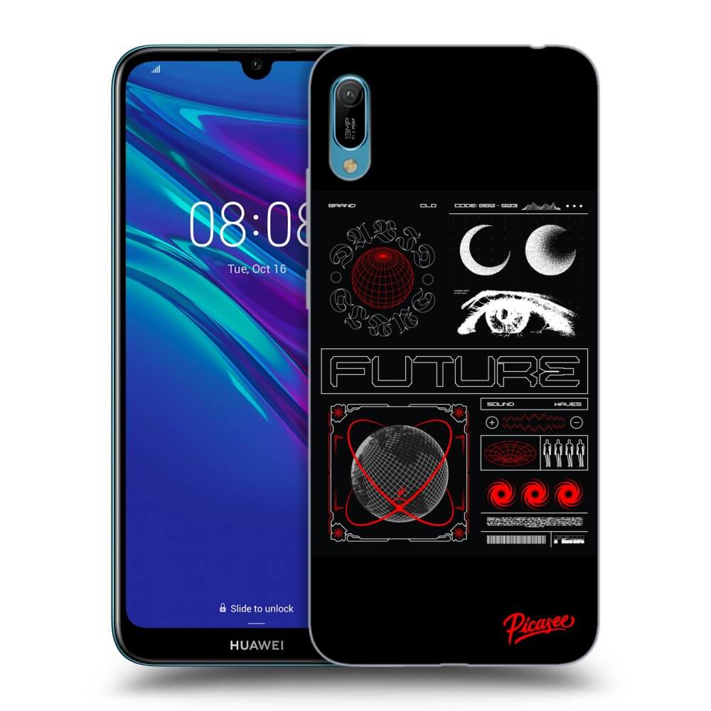 Picasee fekete szilikon tok az alábbi mobiltelefonokra Huawei Y6 2019 - WAVES
