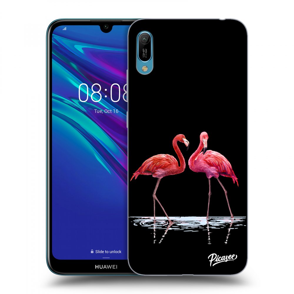 Picasee ULTIMATE CASE Huawei Y6 2019 - készülékre - Flamingos couple