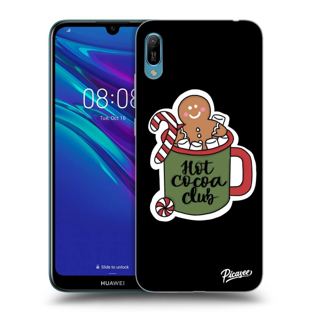 Picasee fekete szilikon tok az alábbi mobiltelefonokra Huawei Y6 2019 - Hot Cocoa Club