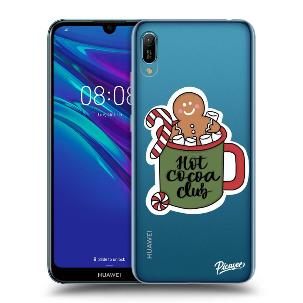 Picasee átlátszó szilikon tok az alábbi mobiltelefonokra Huawei Y6 2019 - Hot Cocoa Club