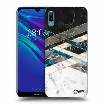 Tok az alábbi mobiltelefonokra Huawei Y6 2019 - Black & White geometry