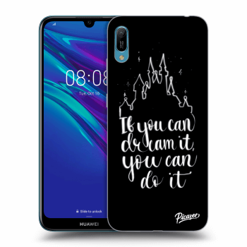 Picasee fekete szilikon tok az alábbi mobiltelefonokra Huawei Y6 2019 - Dream