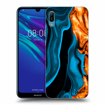Szilikon tok erre a típusra Huawei Y6 2019 - Gold blue