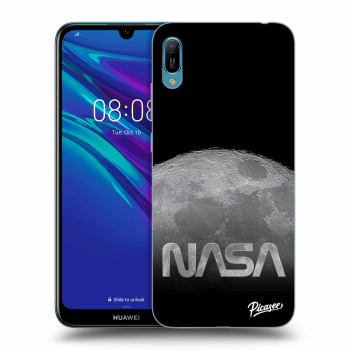 Picasee fekete szilikon tok az alábbi mobiltelefonokra Huawei Y6 2019 - Moon Cut