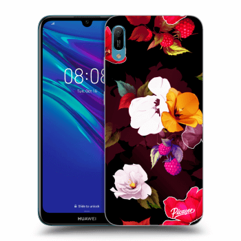 Szilikon tok erre a típusra Huawei Y6 2019 - Flowers and Berries