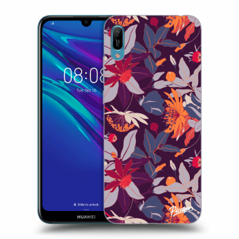 Szilikon tok erre a típusra Huawei Y6 2019 - Purple Leaf