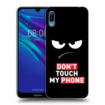 Szilikon tok erre a típusra Huawei Y6 2019 - Angry Eyes - Transparent