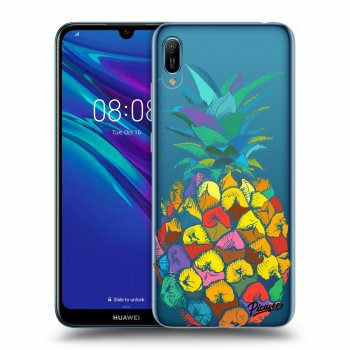 Picasee átlátszó szilikon tok az alábbi mobiltelefonokra Huawei Y6 2019 - Pineapple
