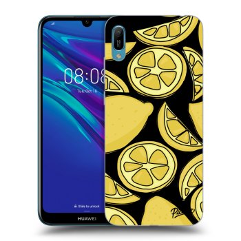 Picasee fekete szilikon tok az alábbi mobiltelefonokra Huawei Y6 2019 - Lemon