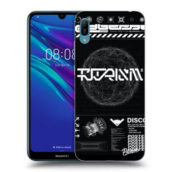 Picasee fekete szilikon tok az alábbi mobiltelefonokra Huawei Y6 2019 - BLACK DISCO