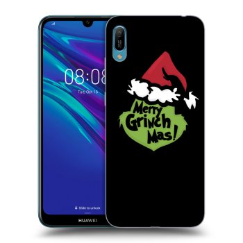Picasee fekete szilikon tok az alábbi mobiltelefonokra Huawei Y6 2019 - Grinch 2