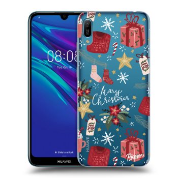 Picasee átlátszó szilikon tok az alábbi mobiltelefonokra Huawei Y6 2019 - Christmas