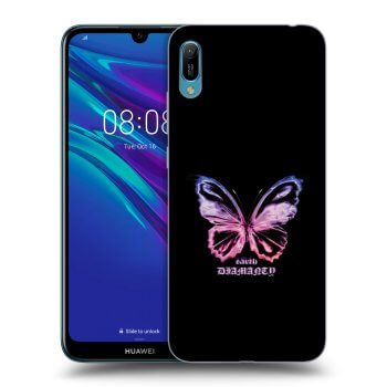 Picasee fekete szilikon tok az alábbi mobiltelefonokra Huawei Y6 2019 - Diamanty Purple