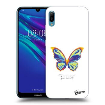 Picasee fekete szilikon tok az alábbi mobiltelefonokra Huawei Y6 2019 - Diamanty White