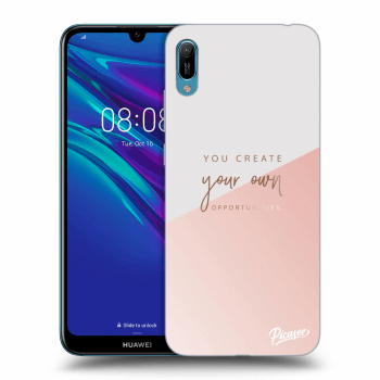 Picasee fekete szilikon tok az alábbi mobiltelefonokra Huawei Y6 2019 - You create your own opportunities