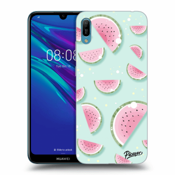Picasee fekete szilikon tok az alábbi mobiltelefonokra Huawei Y6 2019 - Watermelon 2