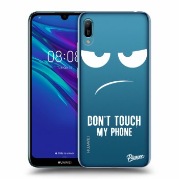 Picasee átlátszó szilikon tok az alábbi mobiltelefonokra Huawei Y6 2019 - Don't Touch My Phone