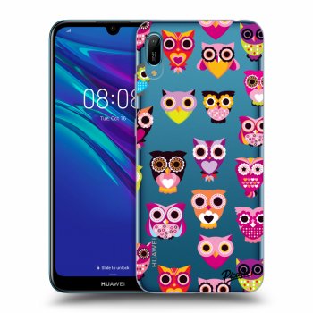 Picasee átlátszó szilikon tok az alábbi mobiltelefonokra Huawei Y6 2019 - Owls