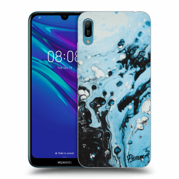 Picasee átlátszó szilikon tok az alábbi mobiltelefonokra Huawei Y6 2019 - Organic blue