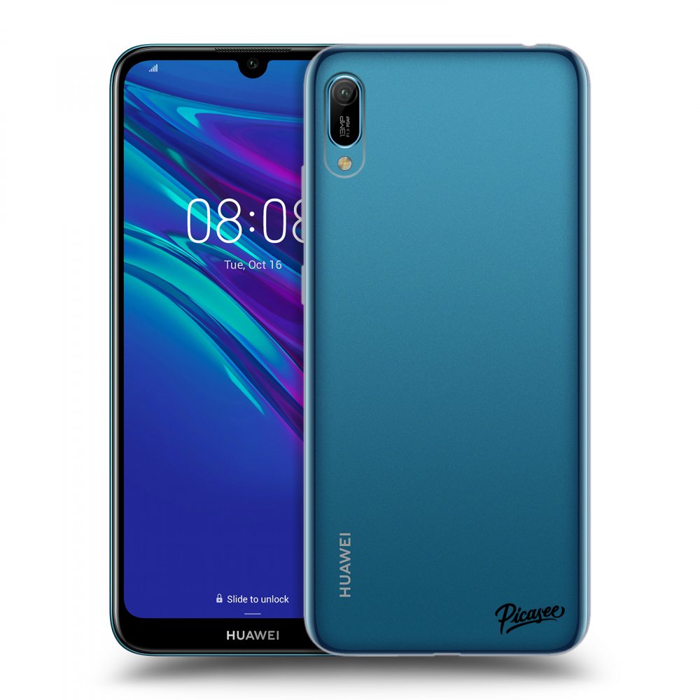 Picasee átlátszó szilikon tok az alábbi mobiltelefonokra Huawei Y6 2019 - Clear