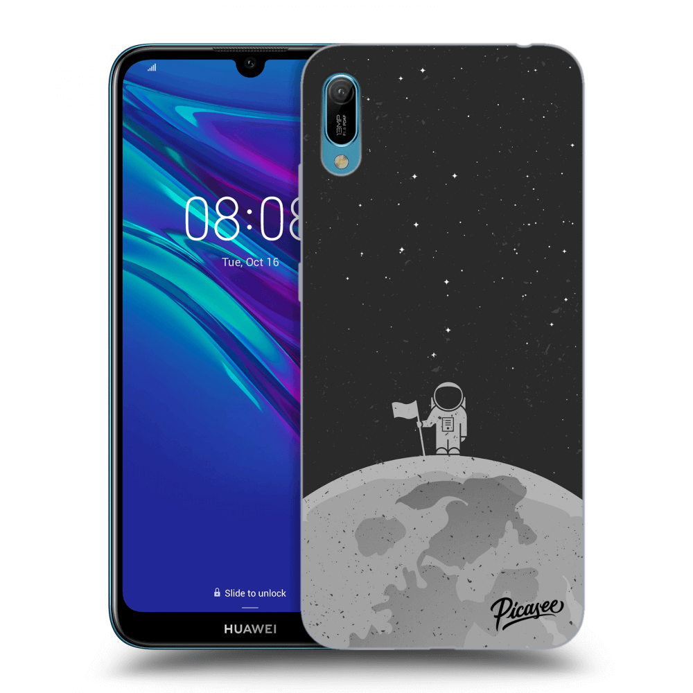 Picasee fekete szilikon tok az alábbi mobiltelefonokra Huawei Y6 2019 - Astronaut
