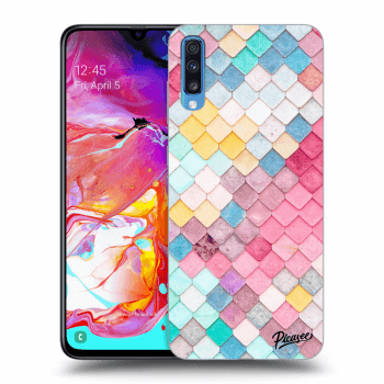 Szilikon tok erre a típusra Samsung Galaxy A70 A705F - Colorful roof