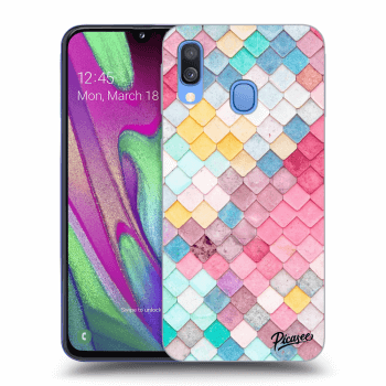 Szilikon tok erre a típusra Samsung Galaxy A40 A405F - Colorful roof