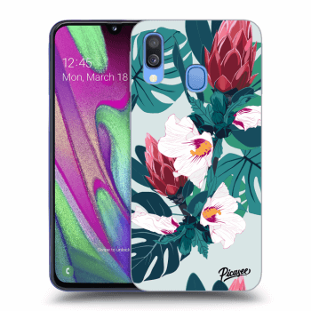 Szilikon tok erre a típusra Samsung Galaxy A40 A405F - Rhododendron