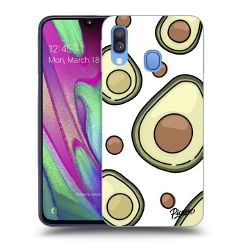 Szilikon tok erre a típusra Samsung Galaxy A40 A405F - Avocado