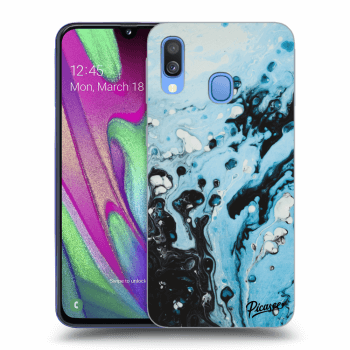 Szilikon tok erre a típusra Samsung Galaxy A40 A405F - Organic blue