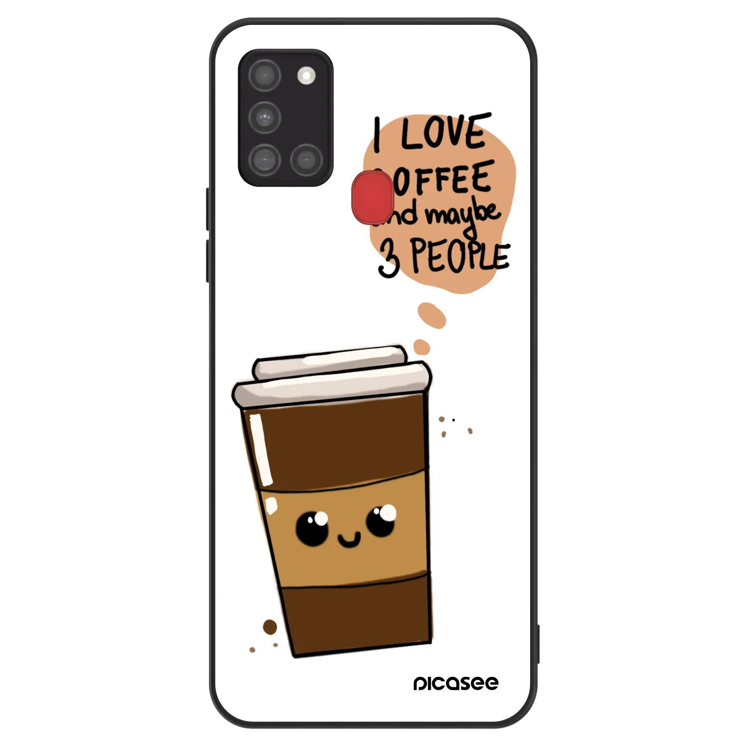 Picasee ULTIMATE CASE Samsung Galaxy A21s - készülékre - Cute coffee