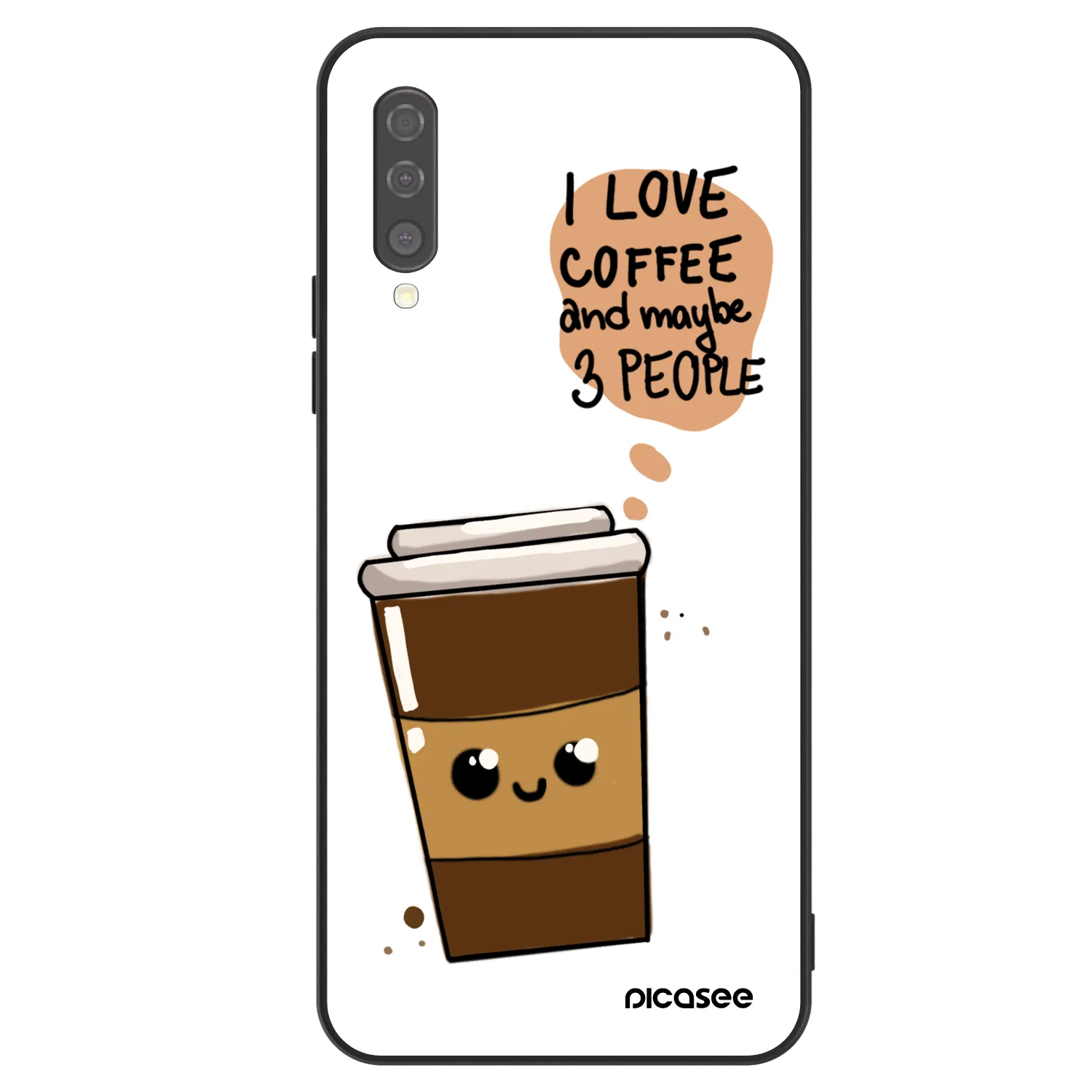 Picasee ULTIMATE CASE Samsung Galaxy A50 A505F - készülékre - Cute coffee