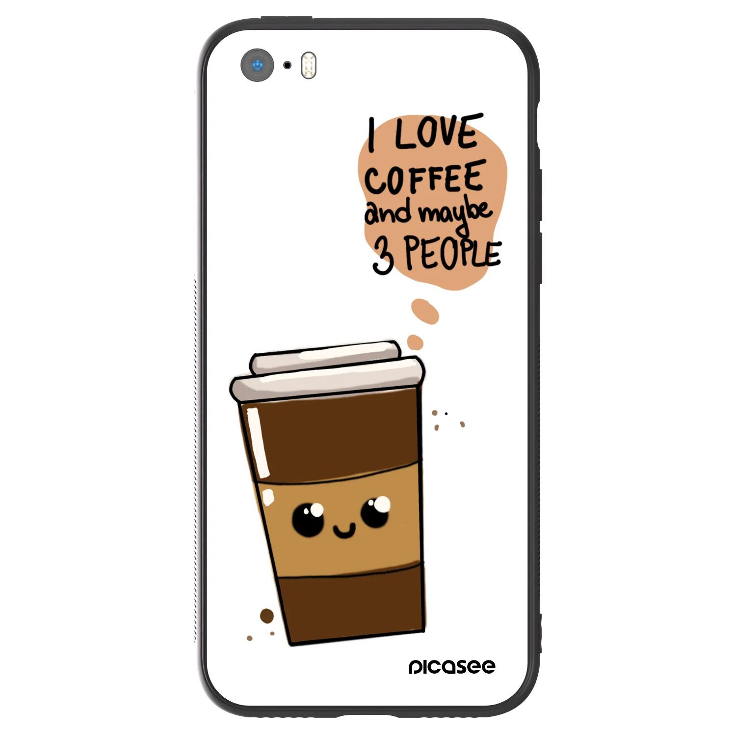 Picasee ULTIMATE CASE Apple iPhone 5/5S/SE - készülékre - Cute coffee