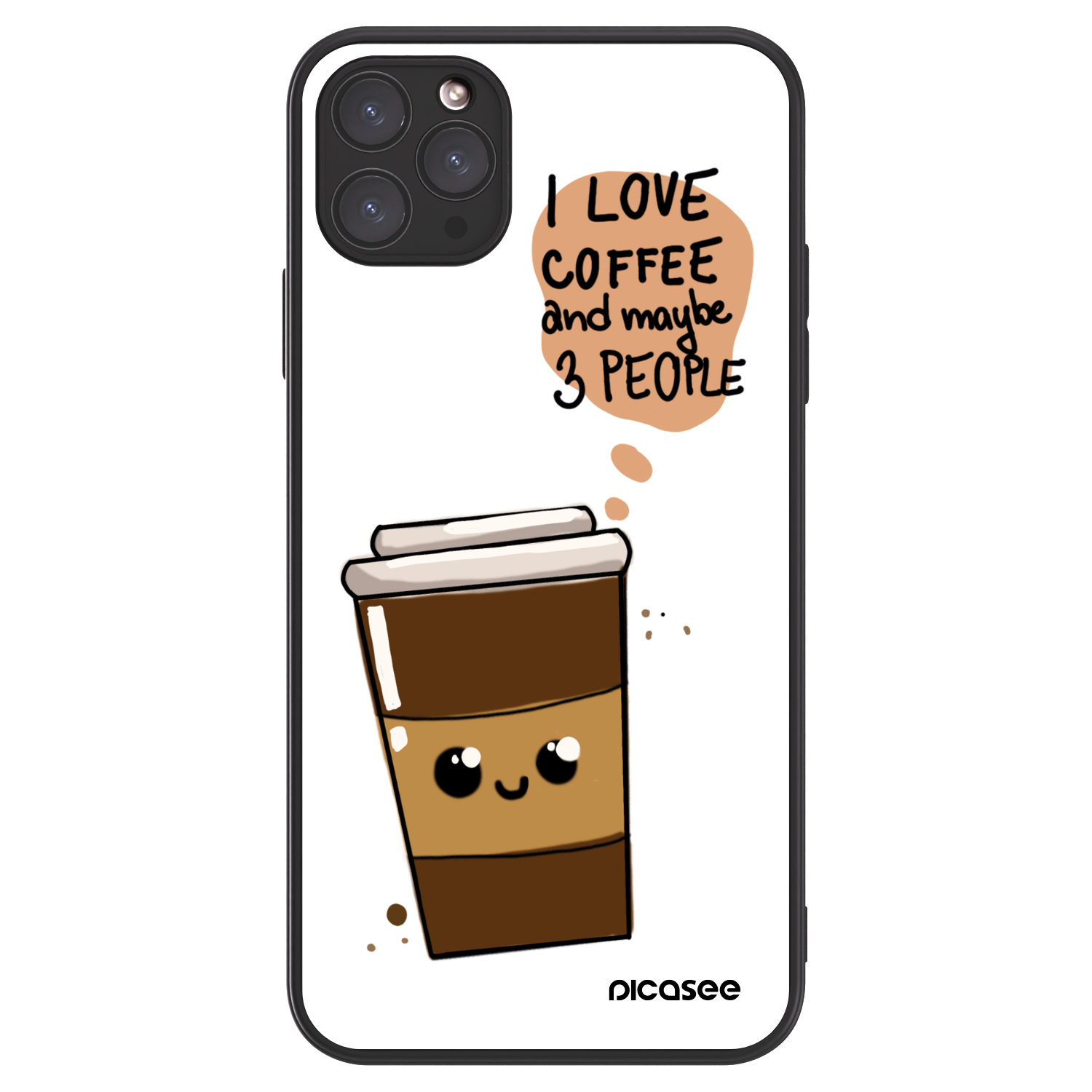 Picasee ULTIMATE CASE Apple iPhone 11 Pro Max - készülékre - Cute coffee