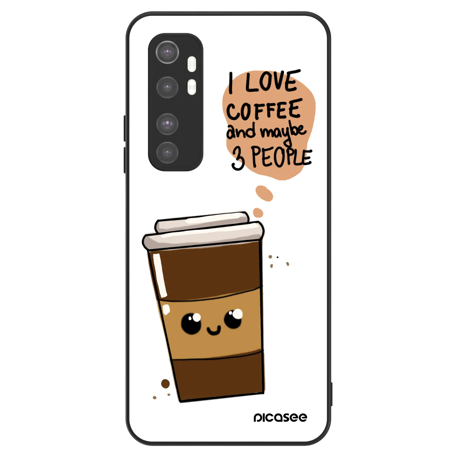 Picasee ULTIMATE CASE Xiaomi Mi Note 10 Lite - készülékre - Cute coffee