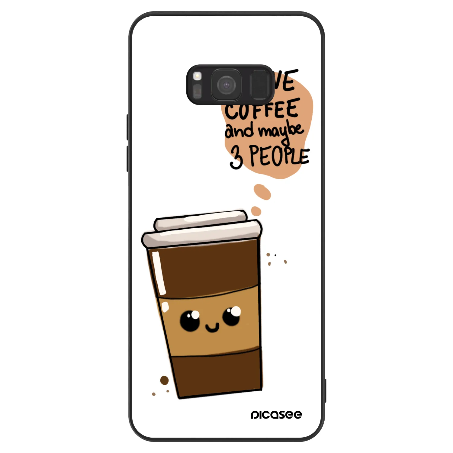 Picasee ULTIMATE CASE Samsung Galaxy S8 G950F - készülékre - Cute coffee