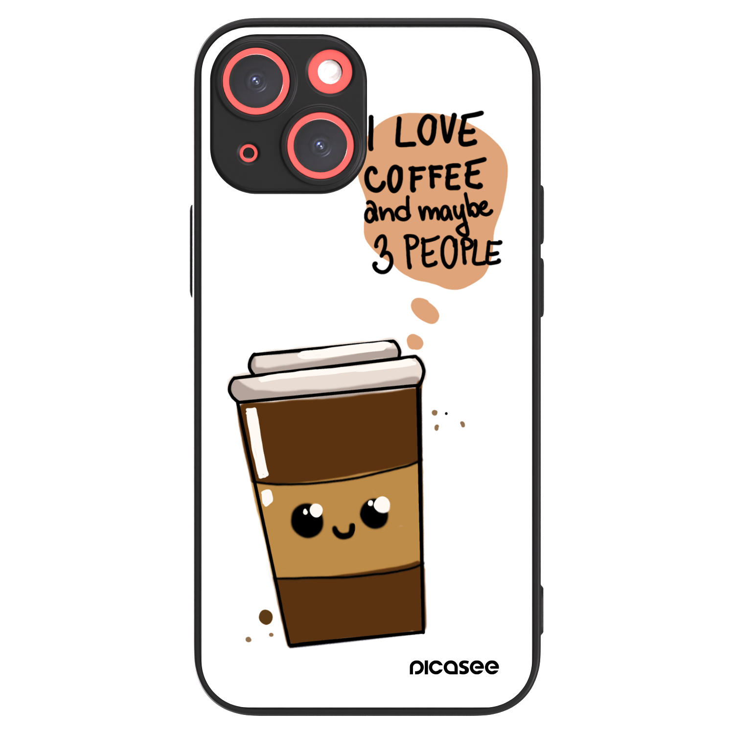 Picasee ULTIMATE CASE Apple iPhone 13 mini - készülékre - Cute coffee
