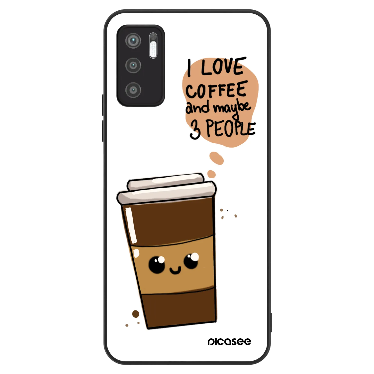 Picasee ULTIMATE CASE Xiaomi Redmi Note 10 5G - készülékre - Cute coffee