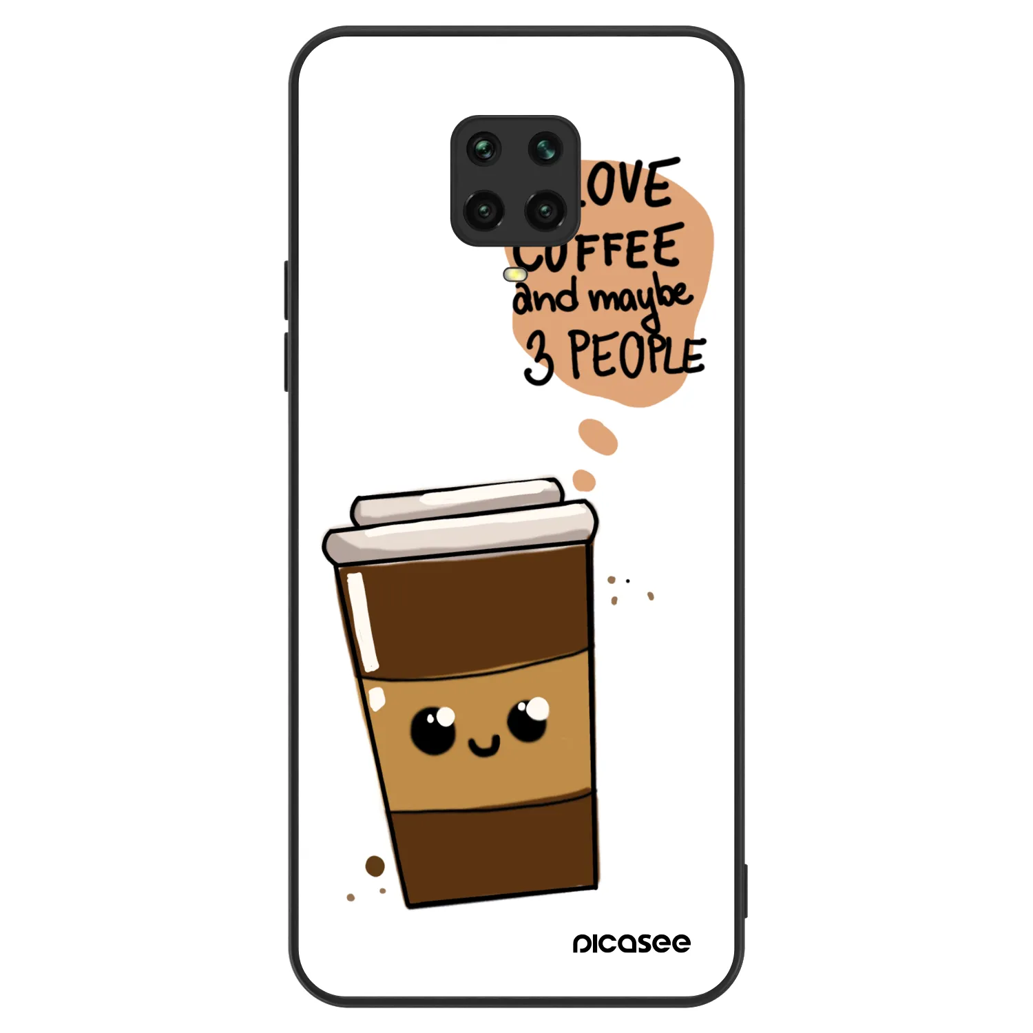 Picasee ULTIMATE CASE Xiaomi Redmi Note 9S - készülékre - Cute coffee