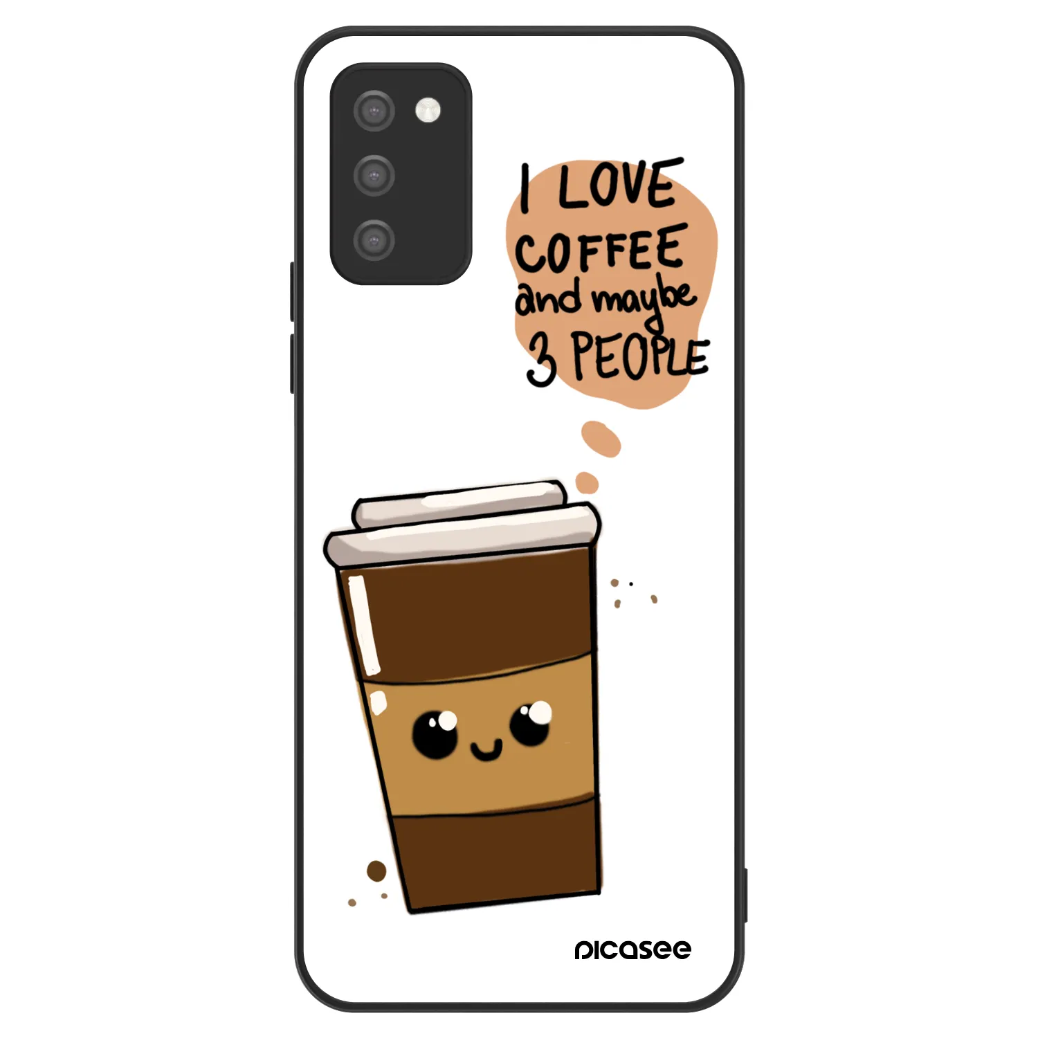 Picasee ULTIMATE CASE Samsung Galaxy A02s A025G - készülékre - Cute coffee