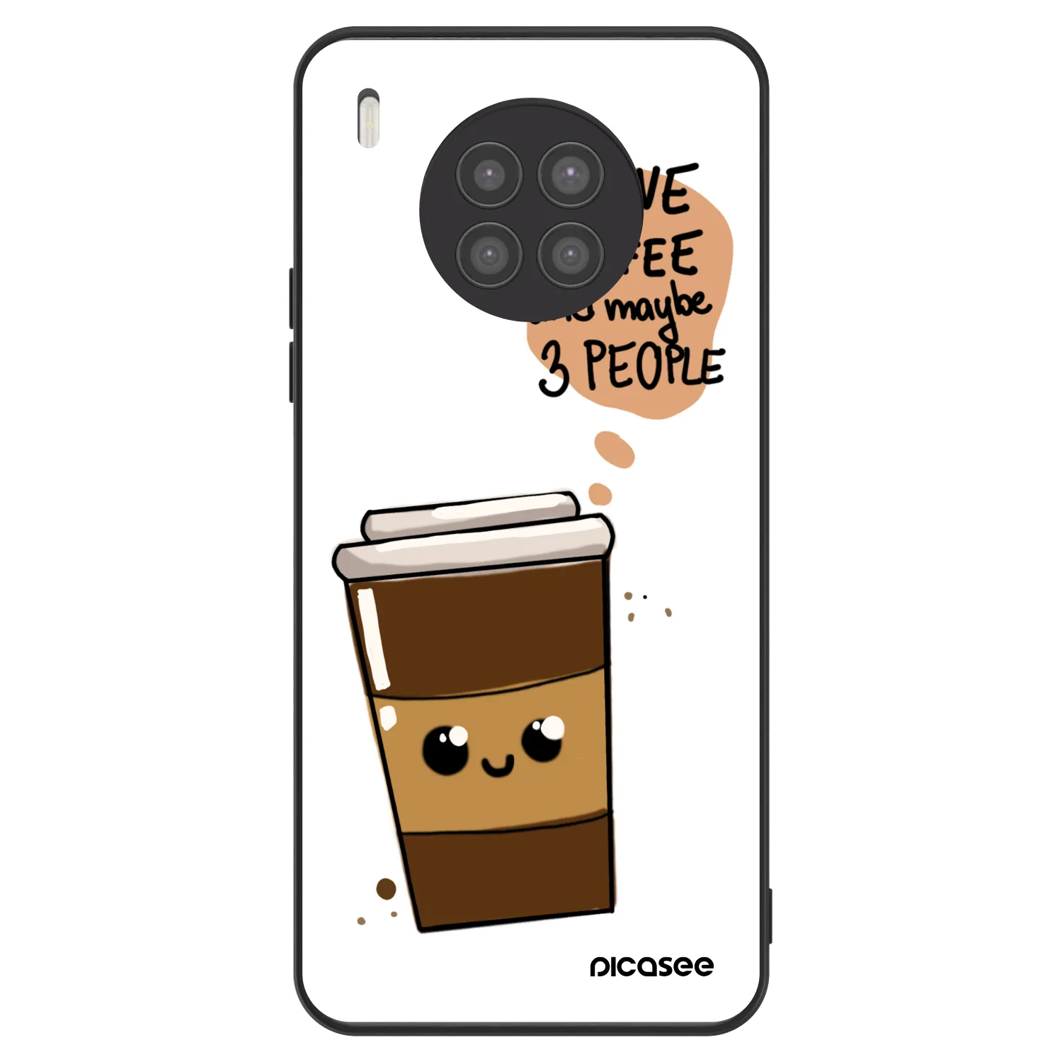 Picasee ULTIMATE CASE Huawei Nova 8i - készülékre - Cute coffee