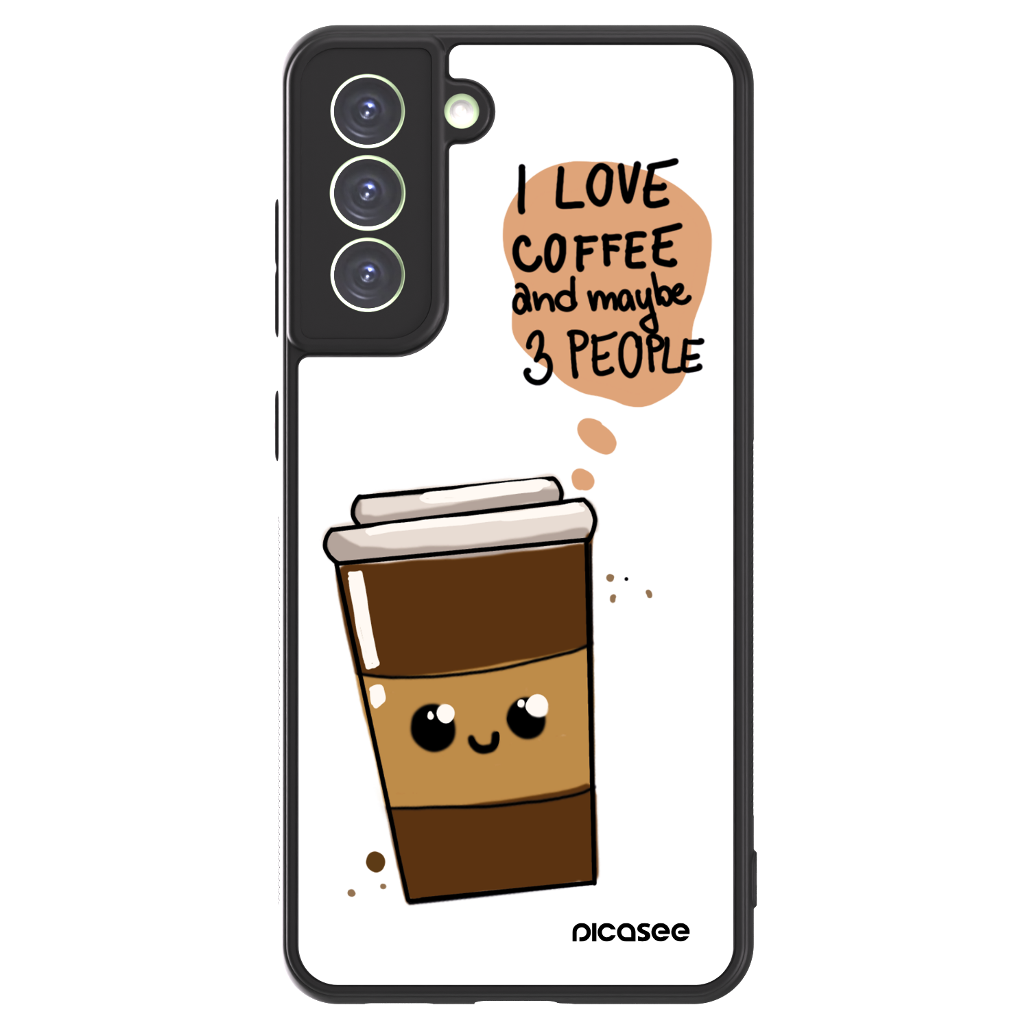 Picasee ULTIMATE CASE Samsung Galaxy S21 FE 5G - készülékre - Cute coffee